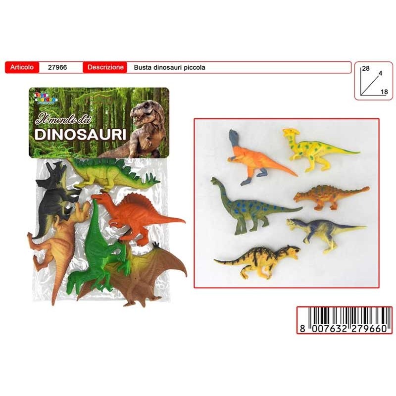 Paperchase - Busta regalo grande con dinosauri